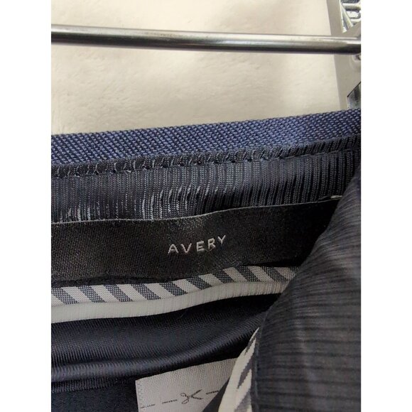 Banana Republic Avary Straight Pant Womens 8 Blue Chic Tailored Career Capsule - Picture 7 of 11